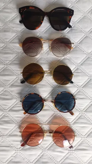 Lote 5 Gafas de Sol Variadas / fundas