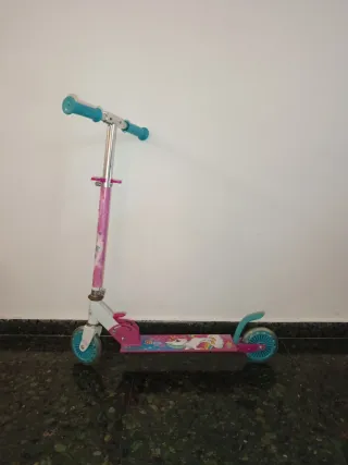 Patinete infantil 2 ruedas unicornio