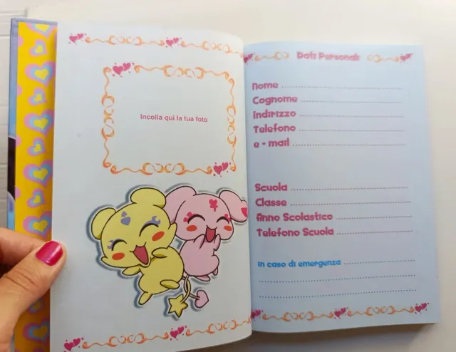 Pretty cure diario scuola