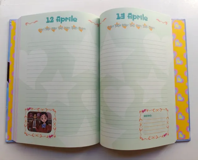 Pretty cure diario scuola