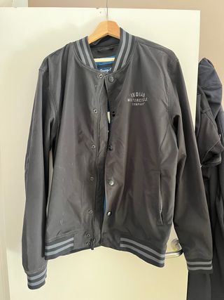 Chaqueta Bomber Indian Motorcycle Company Negra