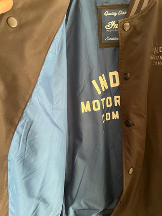 Chaqueta Bomber Indian Motorcycle Company Negra