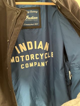 Chaqueta Bomber Indian Motorcycle Company Negra