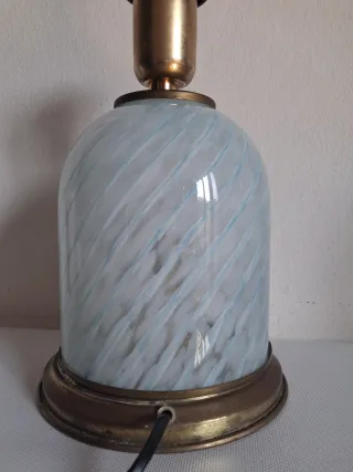 Lampada vintage Murano vetro e metallo