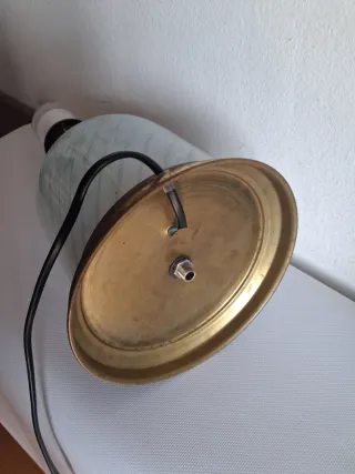 Lampada vintage Murano vetro e metallo