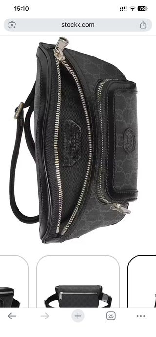Riñonera Gucci Interlocking G Negra