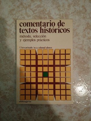 Comentario de textos históricos