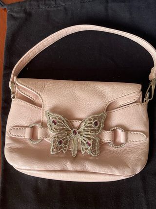 Bolso Valentino Garavani Piel Rosa Mariposa