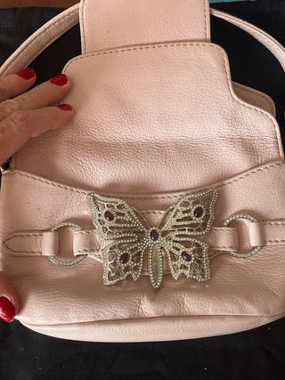 Bolso Valentino Garavani Piel Rosa Mariposa