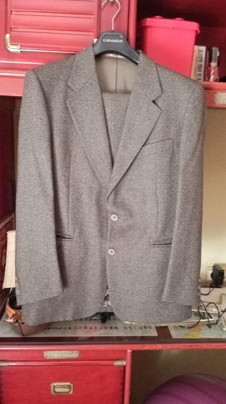 Traje de lana CARAMELO  caballero