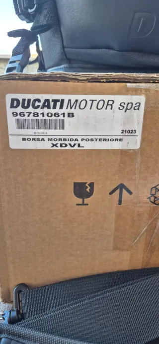 Bolsa trasera Ducati