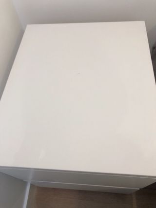 Cómoda Malm Ikea 2 cajones Blanca