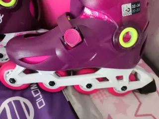 Patines Oxelo Talla 32-34 Morado