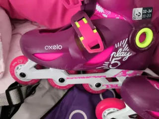 Patines Oxelo Talla 32-34 Morado