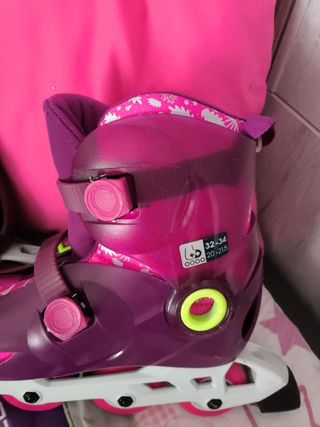 Patines Oxelo Talla 32-34 Morado