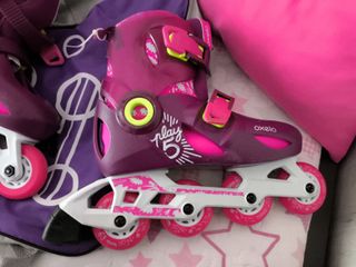 Patines Oxelo Talla 32-34 Morado