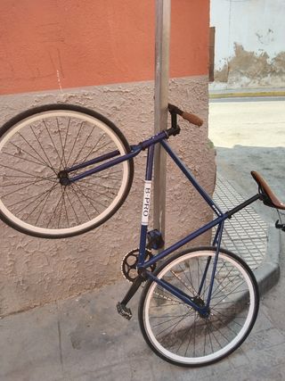 Bicicleta Fixie Azul B-PRO