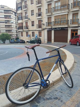 Bicicleta Fixie Azul B-PRO