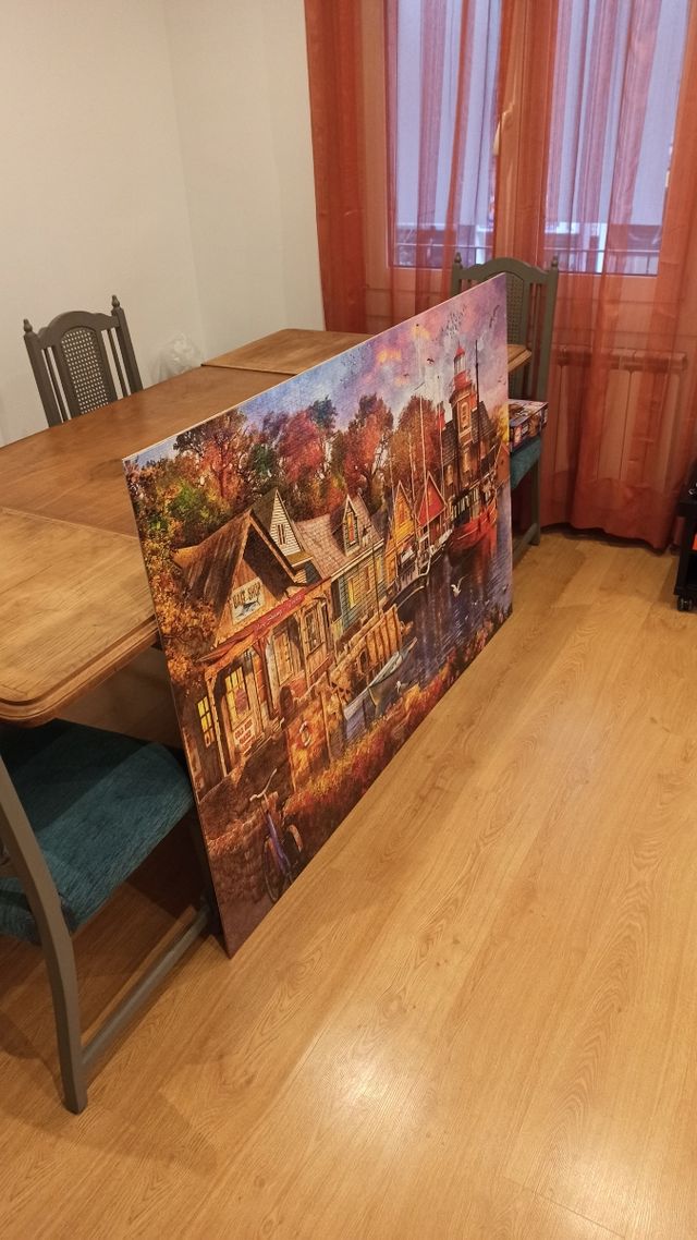 Cuadro Puzzle Grande Paisaje Puerto