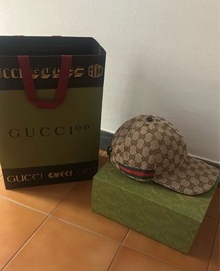 Gorra Gucci Marrón Nueva a estrenar