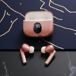 Auriculares Inalámbricos S26 Bluetooth Oro Rosa