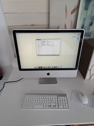Imac model 9,1 24 pulgadas 2008 plata
