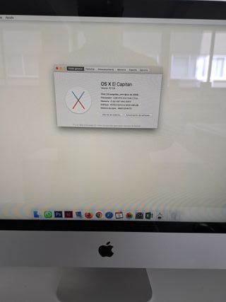 Imac model 9,1 24 pulgadas 2008 plata