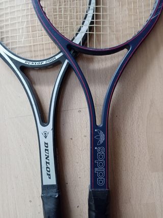 2 ANTIGUAS RAQUETAS DE TENIS COLECCIÓN DECORACIÓN 