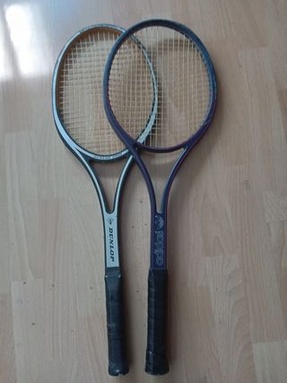 2 ANTIGUAS RAQUETAS DE TENIS COLECCIÓN DECORACIÓN 