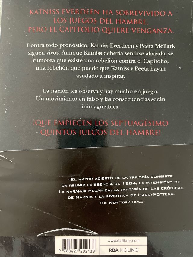 Serie Los Juegos del Hambre 2 - En llamas (Hung...