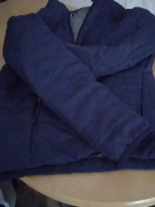 Chaqueta acolchada mujer Decathlon azul