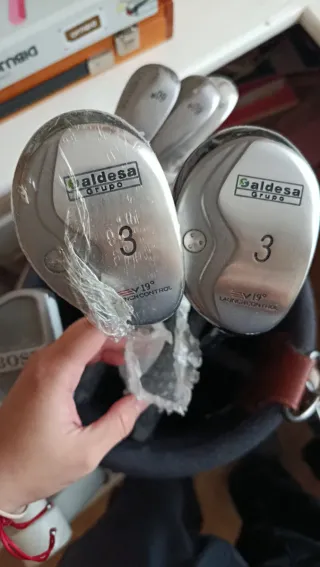 Kit palos de golf y bolsa