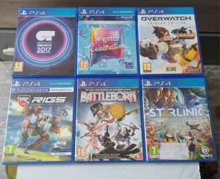 Pack 6 Juegos PS4