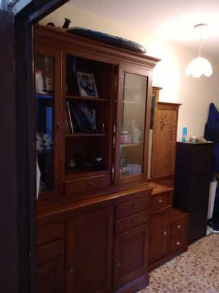 Mueble de entrada madera pino