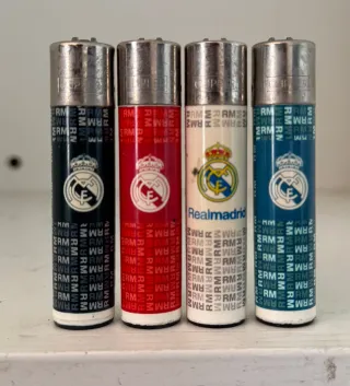 Lotto 4 Accendini Clipper Real Madrid