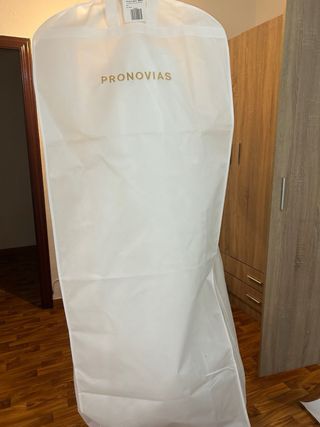 Vestido de Novia Pronovias Blanco Manga Larga