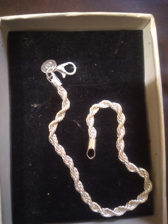 Pulsera Plata Trenzada