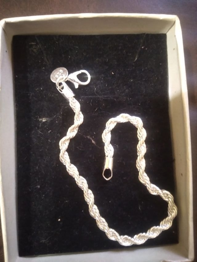 Pulsera Plata Trenzada