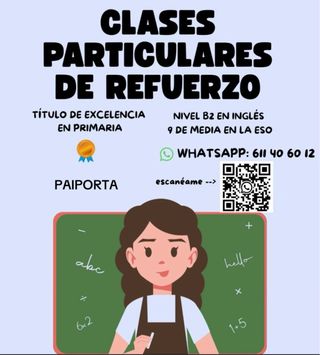 Clases particulares de refuerzo en Paiporta
