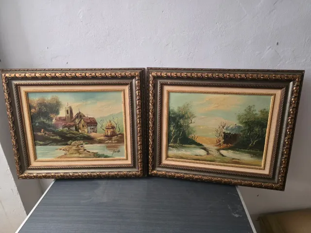 Pareja de cuadros decorativos