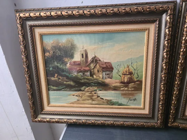 Pareja de cuadros decorativos