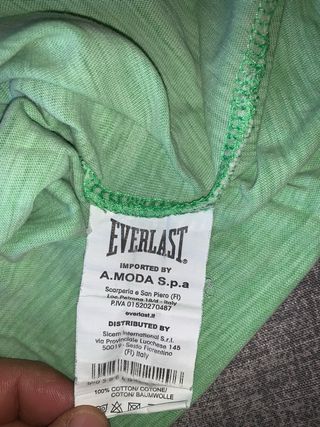 T-shirt Everlast verde taglia M