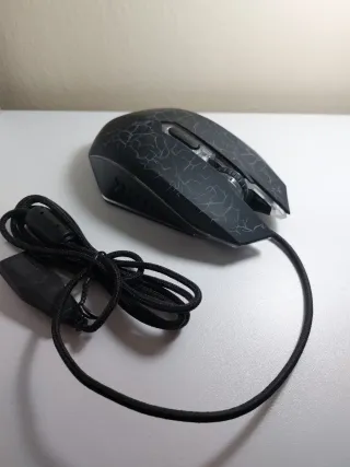 Ratón Gamer RGB Negro