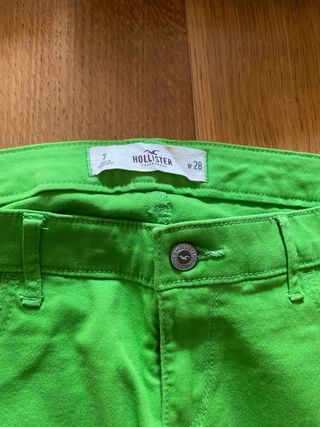 Jeans verdi Hollister