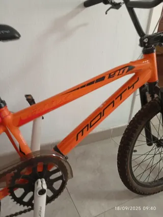 Bicicleta Monty BMX Racing 139 Naranja