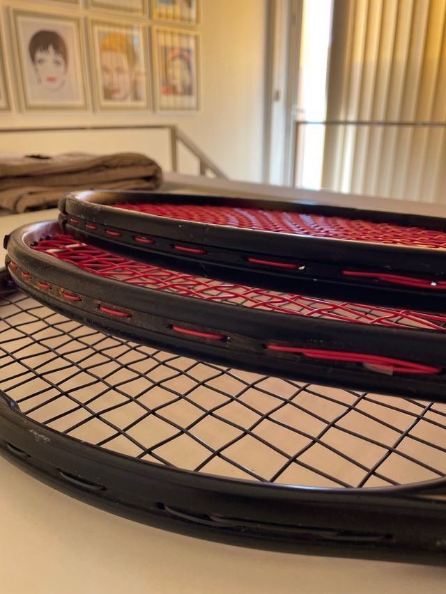 3 Raquetas Wilson Pro Staff con Fundas individuale