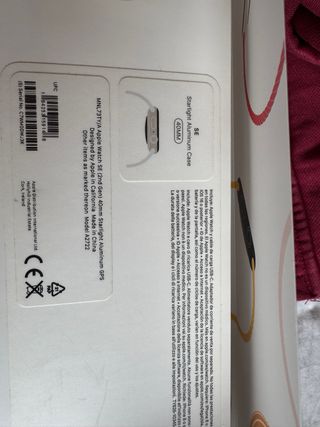 Apple Watch SE (2nd gen) Starlight Aluminium