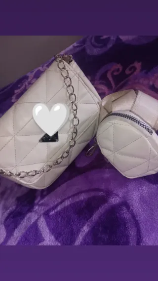 Bolso Prada Blanco Acolchado