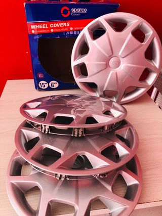 Tapacubos Sparco Corsa 15 (4 uds)