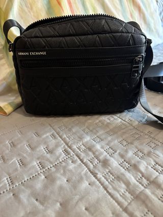 Bandolera Armani Exchange Negra